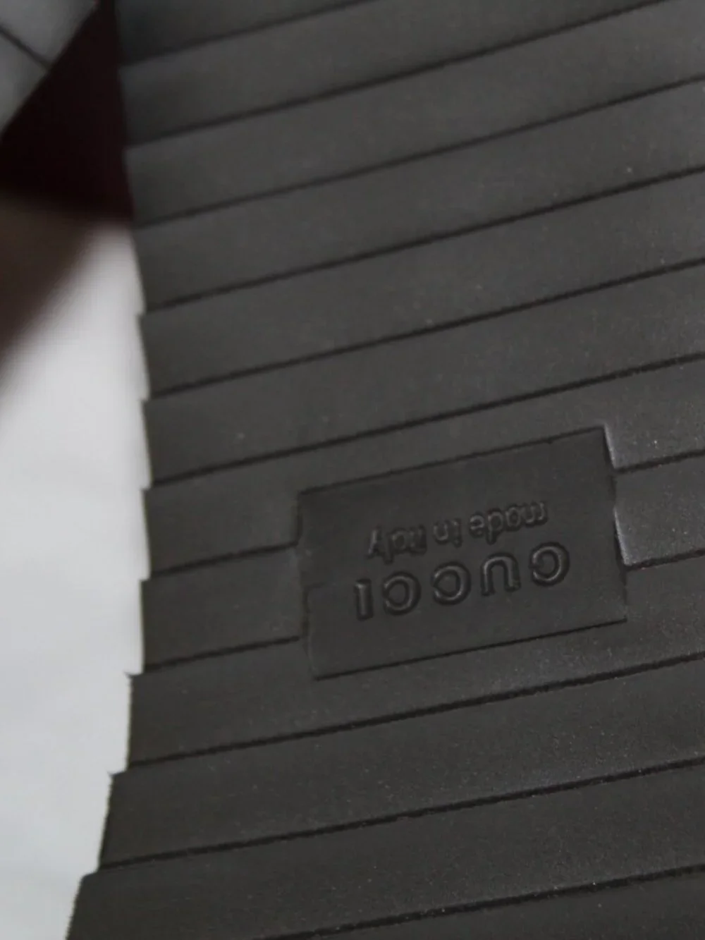 NWB Gucci GG Millennial Ribot Wedge Loafers Platform Black Leather 39.5 816326 - Picture 7 of 7